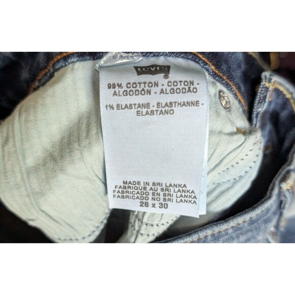 Levis Jeans Women 26 29x28 Blue Bold Curve Classic Boot Cut Low Rise (955) - Picture 3 of 3